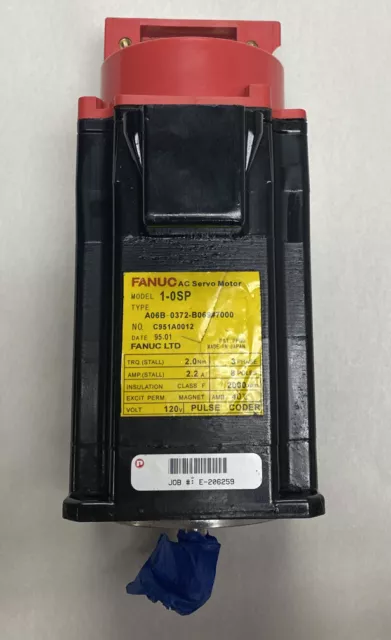 Fanuc,A06B-0372-B069#7000,1-0SP AC Servo Motor A06B-0372-B069#7000