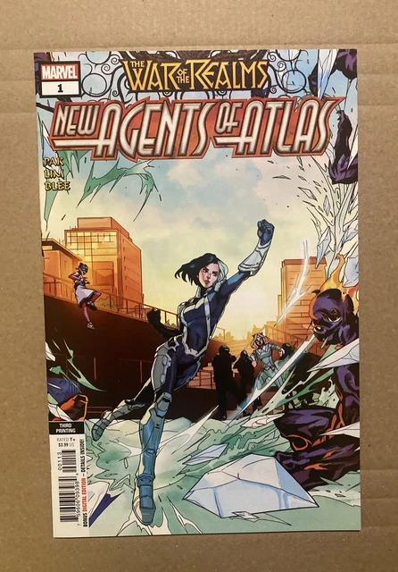 WAR OF THE REALMS NEW AGENTS OF ATLAS #1 (2019) BILLY TAN 3rd PRINTING, NM