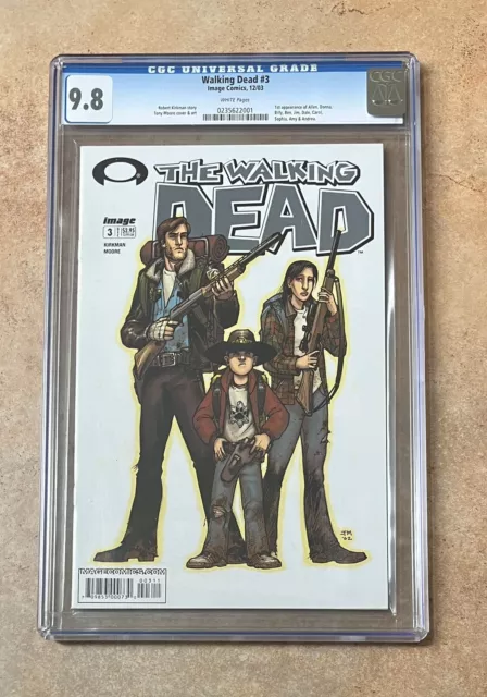 The Walking Dead #3 Graded CGC 9.8 First Print Comic