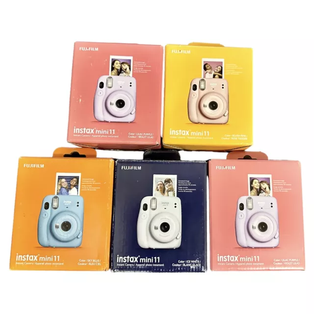 Fujifilm Instax Mini 11 Instant Film Camera with Selfie Mirror - CHOOSE COLOR