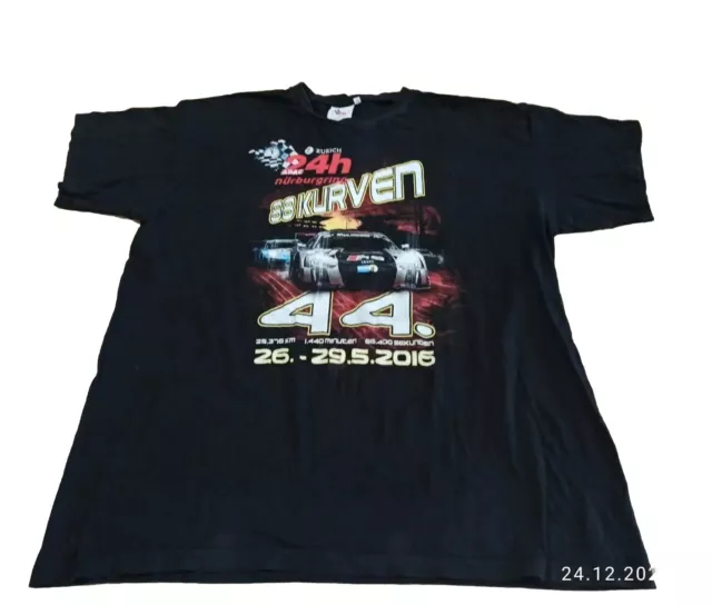 24 Hours adac nurburgring  Racing Logo  T-Shirt  Mens Size 3XL  24H official