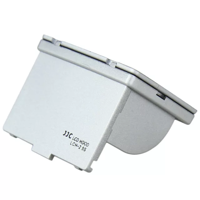 Campana LCD universal JJC plateada LCH-2.5S 2.5 para cámara de pantalla LCD de 2.5 pulgadas