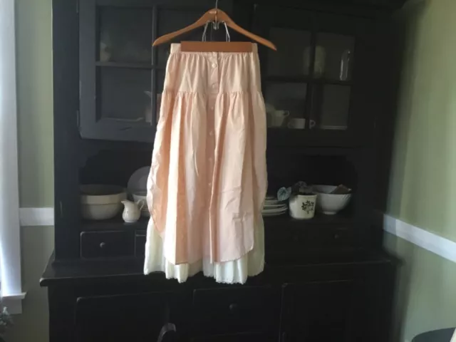 Vintage long prairie skirt - size small