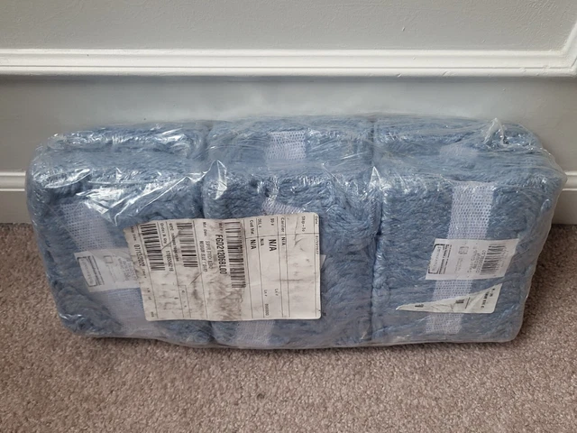 6 count Rubbermaid Commercial D21206BL00 Super Stitch Mop Head Blue * NEW Sealed