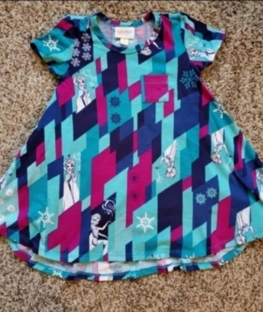 Lularoe Kids Size 2 Disney Frozen Scarlett. Good Condition