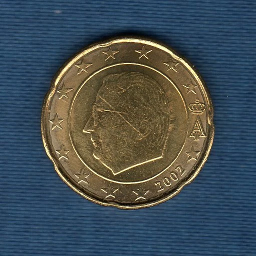Belgique 2002 20 centimes d'euro SUP FDC Pièce neuve de rouleau - Belgium