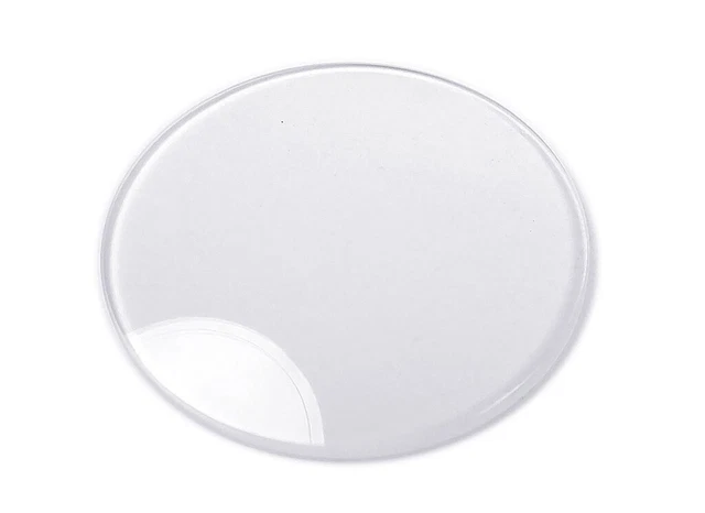 Verre Saphir Plat pour montre Rond 38,5 mm épaisseur 1,5 mm résistant