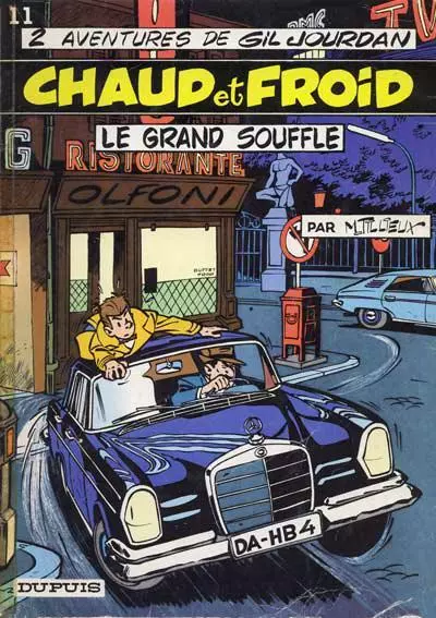 EO Gil Jourdan 11 Chaud et froid + Le grand souffle (Tillieux) (be/tbe)