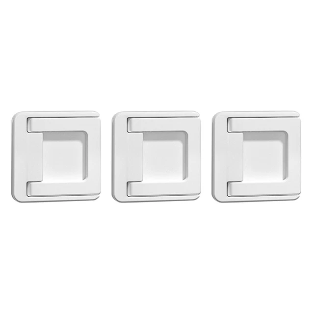 3 piezas Limitador de manija de puerta con cerradura de ventana deslizante Cerraduras de bebé Puertas Multifunción