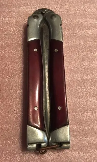 Vintage Folding Knife Fish Scaler