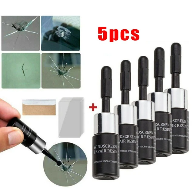 Kit Réparation Fissure Pare-Brise - Liquide Résine - Pour Éclats Et Craquelures