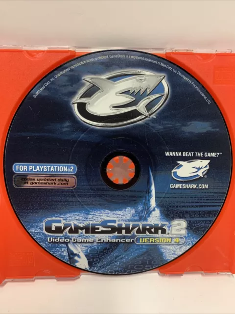 GameShark Game Codes for PlayStation 2 PS2 Version 5.3 - Disc Only 1d1