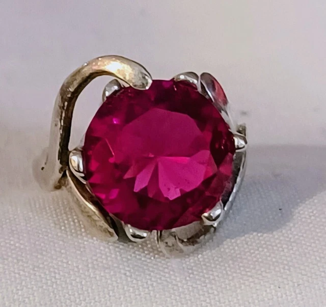 Sterling Silver Taxco ring Marked JRM, Size 5.5 Vintage Modern Retro Goth