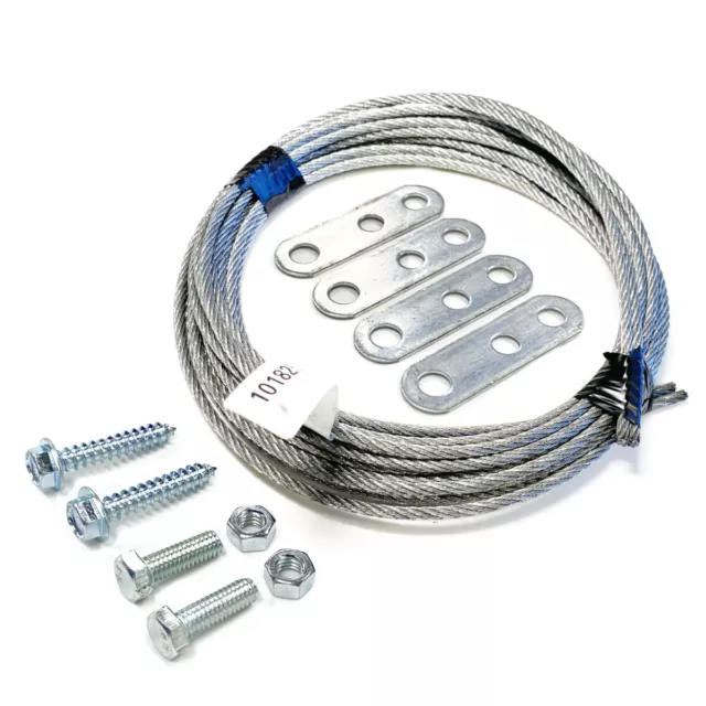 Kit de montaje de cables de seguridad de resorte de extensión