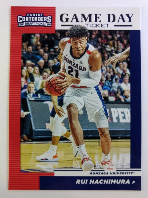 2019 Panini Contenders Draft Picks Game Day Tickets Rui Hachimura Rookie RC #11
