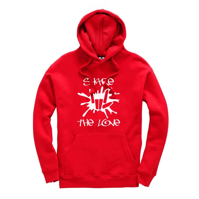 Share The Love Kids Hoodie (Graffiti Style) Hooded Sweatshirt Ages 3-13