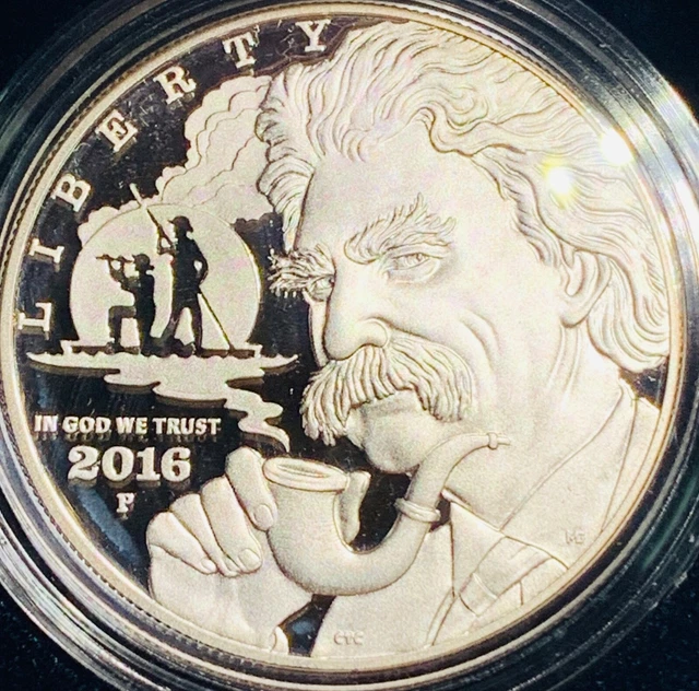 2016 Mark Twain Commemorative Coin - Sons of Texas Coins
