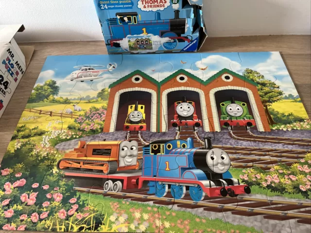 RAVENSBURGER THOMAS & Friends Giant 24 Piece Floor Puzzle £5.00 ...