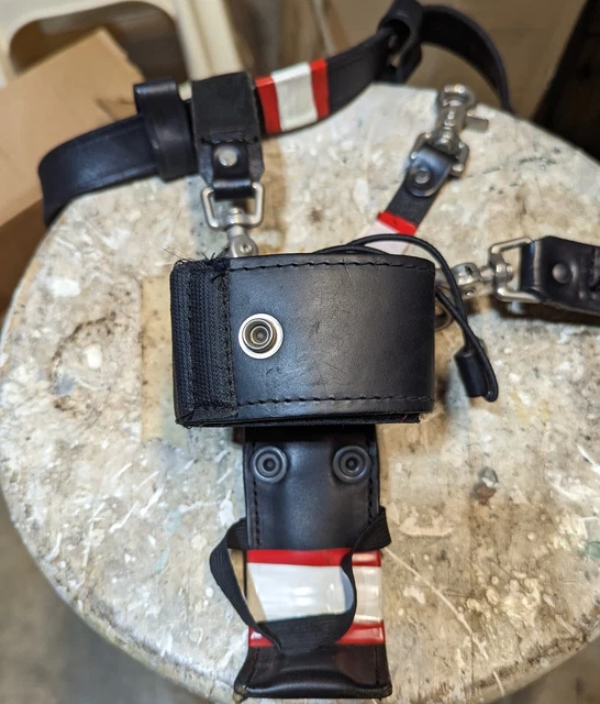 Boston Leather Co Fire Radio Holder Strap