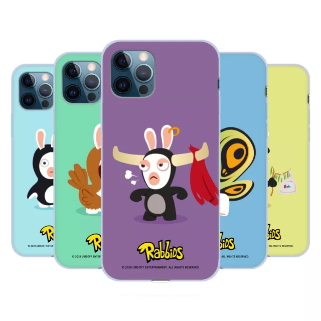 RABBIDS COSTUMI CUSTODIA COVER MORBIDA IN GEL PER APPLE iPHONE TELEFONI