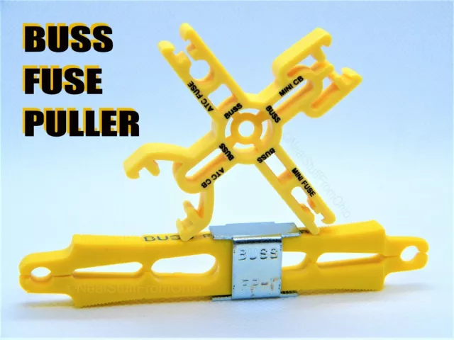 FUSE PULLER, BUSSMANN MODES FP-1 or 32000,  BRIGHT-YELLOW 👉 HARD TO LOCATE 👈