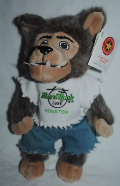 2003 Hard Rock Cafe Houston werewolf plush, RARE numbered 3 of 72, with tags