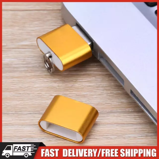 Mini Aluminium Alloy USB 2.0 T Flash TF Micro SD Memory Card Reader Adapter DE