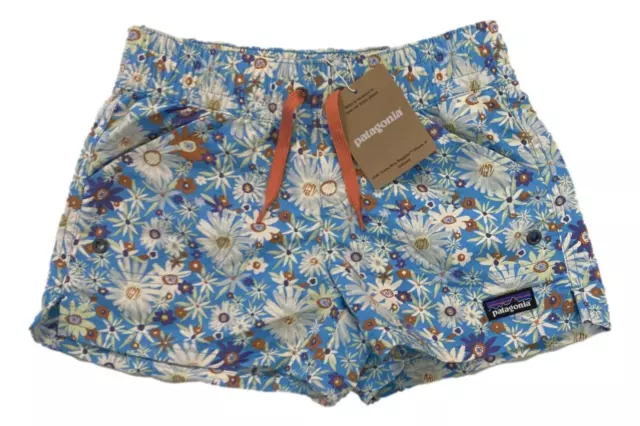 Patagonia Girl's Costa Rica 3" Baggies Shorts (Primavera/Lago Blue) 67088 NEW 2