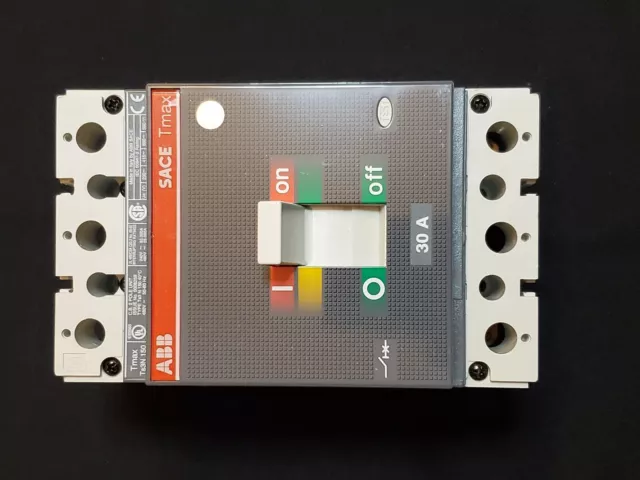 ABB SACE TMAX TS3N 150 Circuit Breaker, 30 Amp, 600 Volt, 2 Pole Unit