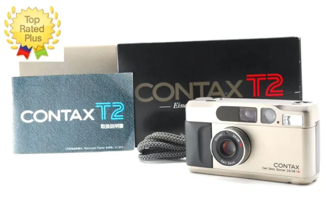 [Near Mint++ w/Box] Contax T2 Point & Shoot 35mm Film Camera From Japan