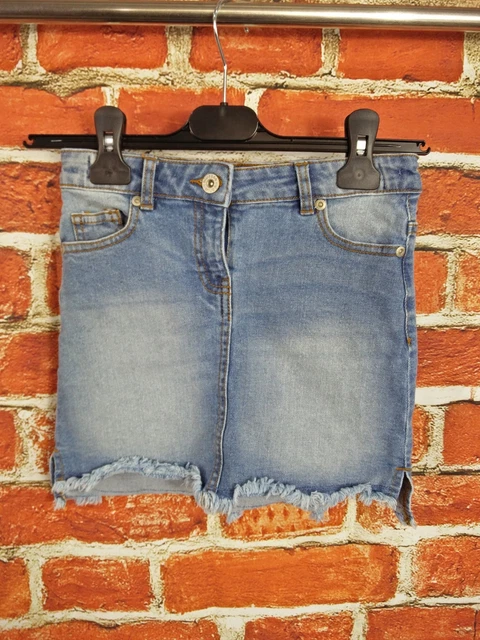 T-Shirt Top In Denim Per Ragazze Età 6-7 Anni Next Bluezoo Set Casual 122Cm 6