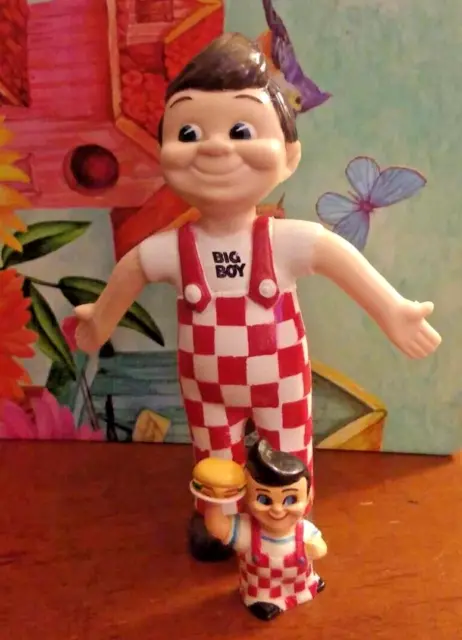 Toy: Bend/Pose "BOB'S BIG BOY" from 1996-Elias Brothers Restaurant-Nearly 3.5"!!