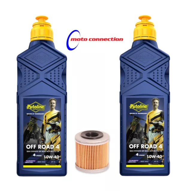 SUZUKI RMZ 250 04-22 RMZ 450 05-22 Putoline Oil Service Kit & HF207 Oil Filter