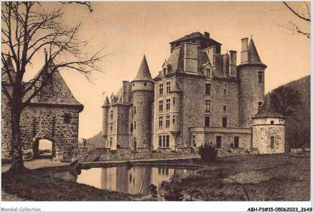ABHP3-15-0239 - Le Cantal Pittoresque - Vue générale du château de Peste