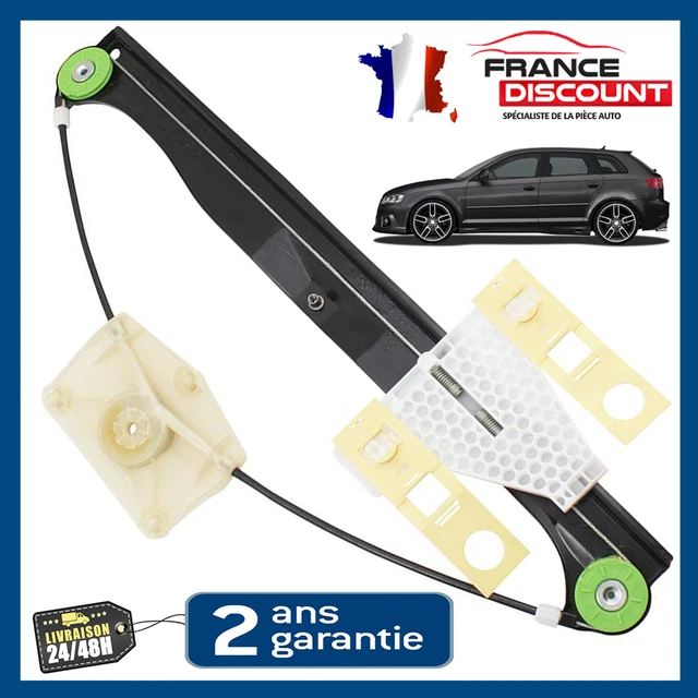 Lève-vitre électrique Avant Gauche (sans Moteur) Pour Audi A3 8P1 (2003-2012) – Neuf
