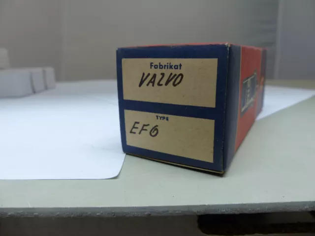 1x EF6 Valvo Röhre  NOS / NIB  Radio RÖHRE Tube Valvola