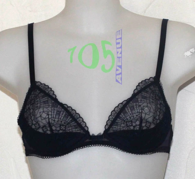 Soutien-gorge Triangle Lejaby 90C - Noir - Avec Armature - Neuf Avec étiquettes - Collection Envie De Légèreté