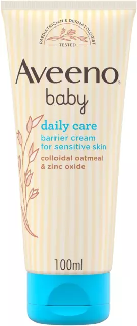 Aveeno Baby Daily Care Barrier Cream 100ml - Newborn Sensitive Skin
