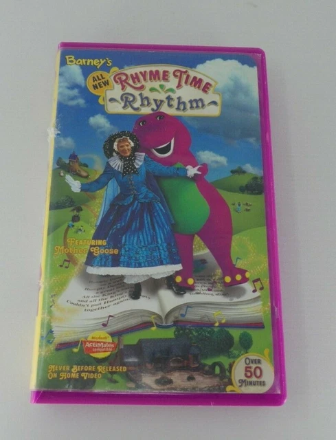 Barney S Rhyme Time Rhythm Vhs 2000 Mother Goose Sing Along Musical Kid Barney S Rhyme Time Rhythm Vhs 2000 Mother Goose Sing Along Musical Kid