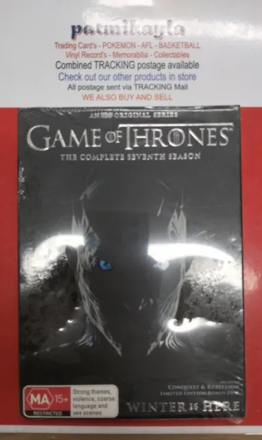 Game Of Thrones Season 7 Seven : DVD Sealed