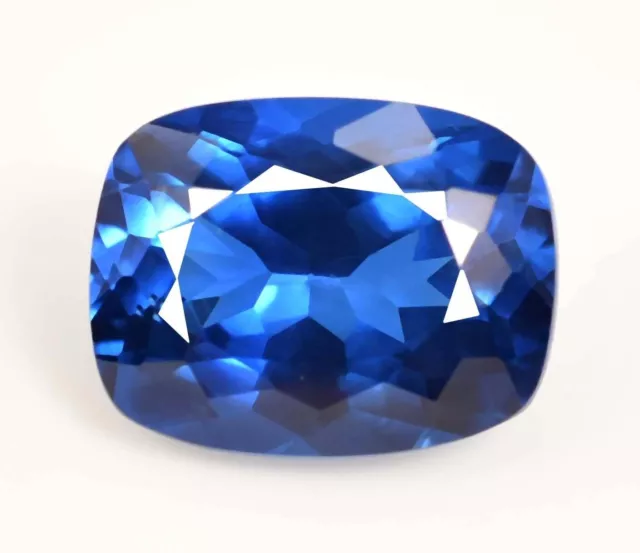 14,80 Ct Weihnachtsverkauf AAA+ Natürlicher blauer Turmalin Smaragdschliff...