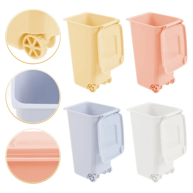 Mini Mülleimer Mit Schwingdeckel 1,5L - Kompakter Abfalleimer Für Bad & Kleine Räume