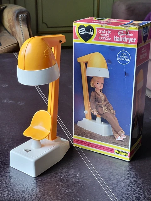 ANCIEN SÈCHE CHEVEUX casque sur pied. orange .LADY SUNBEAM année 70 EUR