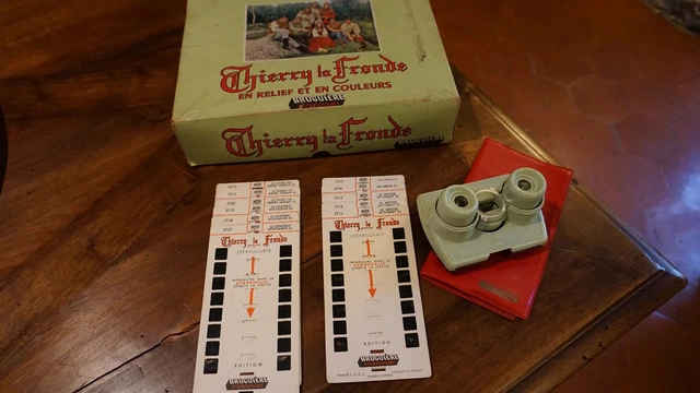 Coffret Projecteur Visionneuse Thierry La Fronde - 96 Photos - Bruguière Stéréof (occasion)