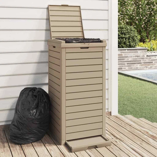 Sterilite Cestino Rifiuti 3,4 Galloni - Piccolo, Decorativo Con Trama Intrecciata, Per Bagno, Camera Da Letto, Ufficio, Grigio, Confezione Da 6, Fatto In USA