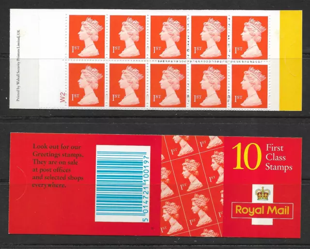 1997 HD44 BKLET WITH 10 X 1st FIRST REPRINT LOGO VERTICAL & VALID NOTICE CYL W2