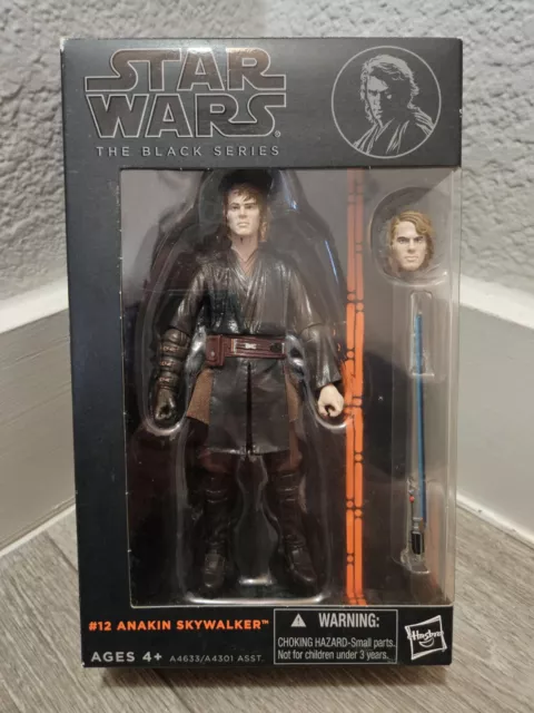 Star Wars Episode 3 Anakin Skywalker  Black Series #12 Opened