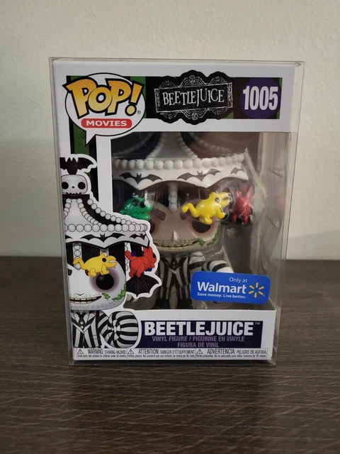 beetlejuice walmart exclusive funko pop, free plastic shell included