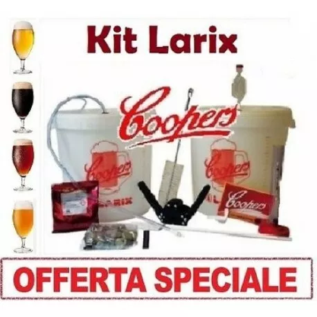 Kit Fermentazione Birra Lusso Senza Malto Coopers Con 12 Accessori Completo