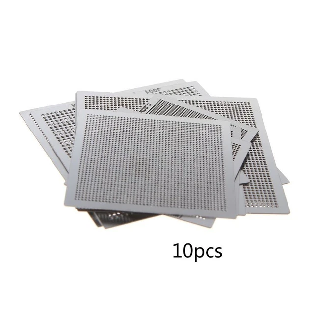 BGA Reballing Universal Stencil Template Kit for Computer IC Chip Stencils Parts